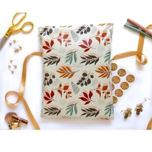 20 (10” x 13”) Fall Leaves Poly Mailers Poly Bags BRAND NEW